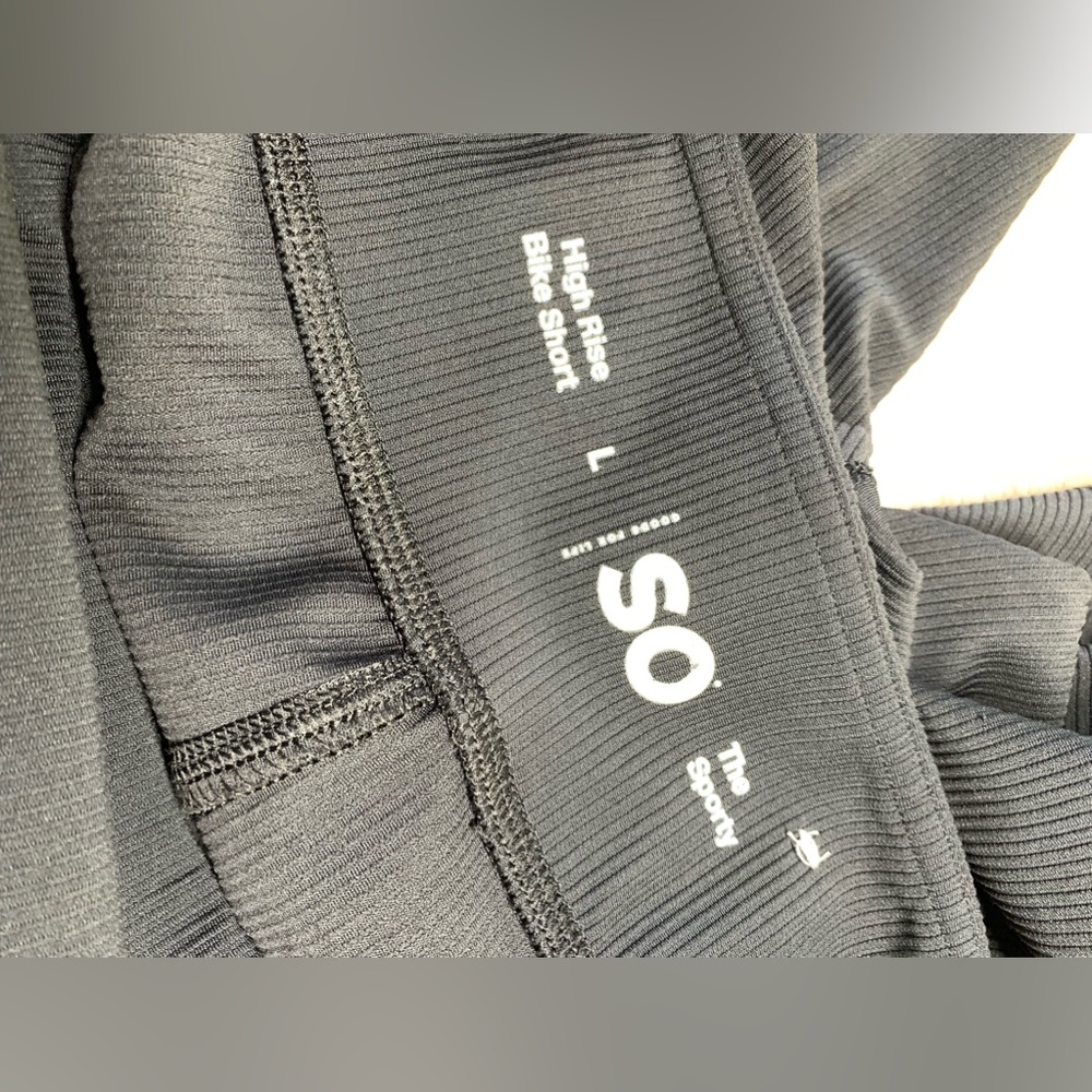 SO Ribbed High Rise Bike Shorts - Picture 4 of 7